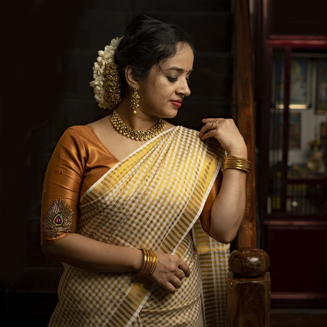 Kerala Paalum palam saree