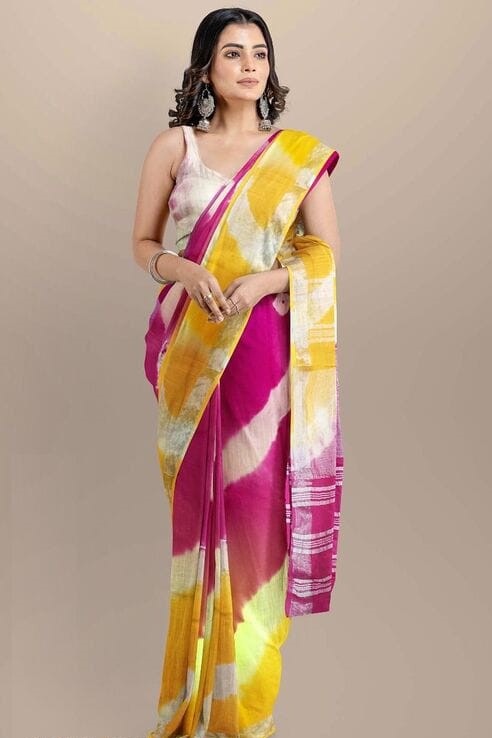 linen Saree